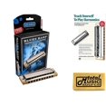 thumbnail image 2 of HOHNER Blues Harp MS Harmonica Key E, Made in Germany, Case & Book, 532BL-E BK, 2 of 2