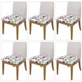 thumbnail image 2 of Salouo Funny Chicken for Chair Covers,Washable Seat Covers for Dining Room Chairs Seat Protector for Home, Hotel, Banquet-Six Piece, 2 of 7