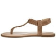 thumbnail image 3 of Journee Womens Genevive Ankle Strap Flat Sandals, 3 of 9