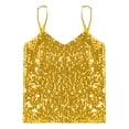 thumbnail image 5 of iiniim Kids Girls Sparkle Sequins Camisole Dancewear Tank Top Spaghetti Straps Vest Tops 2-12, 5 of 5