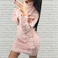thumbnail image 2 of Summer Dresses for Women, Women'S Dresses,Women's Leopard Print Sweater Dress Long Sleeve Casual Loose Fit Round Neck Tunic Style Comfortable Winter Knit Dress, 2 of 7