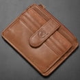 thumbnail image 6 of Men Wallet Business Card Holder leather package bus card holder Slim leather multi-card-bit 01, 6 of 7