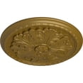 thumbnail image 3 of Ekena Millwork 17 1/8"OD x 1 1/2"P Washington Ceiling Medallion (Fits Canopies up to 2 7/8"), Hand-Painted Gold, 3 of 6