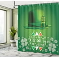 st pattys day shower curtain