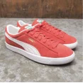 thumbnail image 2 of PU & MA Suede Vintage Men’s Sz 10.5 Casual Retro Shoe Red White Trainer Sneaker NEW, 2 of 6
