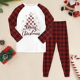 thumbnail image 2 of newwalpole Kids 2-Piece Outfit Sets Christmas Boys Girls Youth Christmas tree Winter 6 7 Long Sleeve Top & Pants Set Red for Size 2-3 Years, 2 of 7
