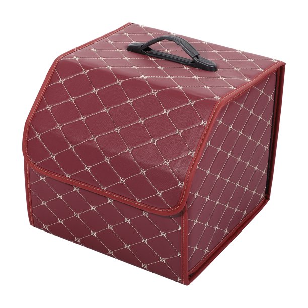 Plegable Almacenamiento Bolso Maletero Organizador para Coche Accesorio M rojo Unique Bargains organizadores de baúles para automóviles