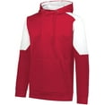 thumbnail image 5 of Holloway Sportswear 2XL Blue Chip Hoodie Scarlet/White 222540, 5 of 5