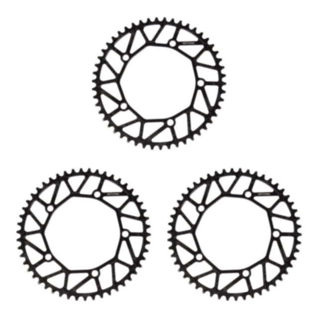 Maytalsory 1/2/3/5 Durable Crank set For Bicycles Guaranteed Compatibility And Improved Performance Alloy Bicycles Crank Bike Crank set 50T black 3PCS