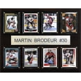 thumbnail image 1 of Placa C&I Collectables Martin Brodeur 8 Cartas 30x38 cm, 1 of 1