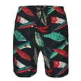 thumbnail image 3 of Pofeuu Fishing Lure Prin Men's Swim Trunks Quick Dry Bathing Suit Swimming Board Shorts Mesh Lining Beach Swimwear-Small, 3 of 6