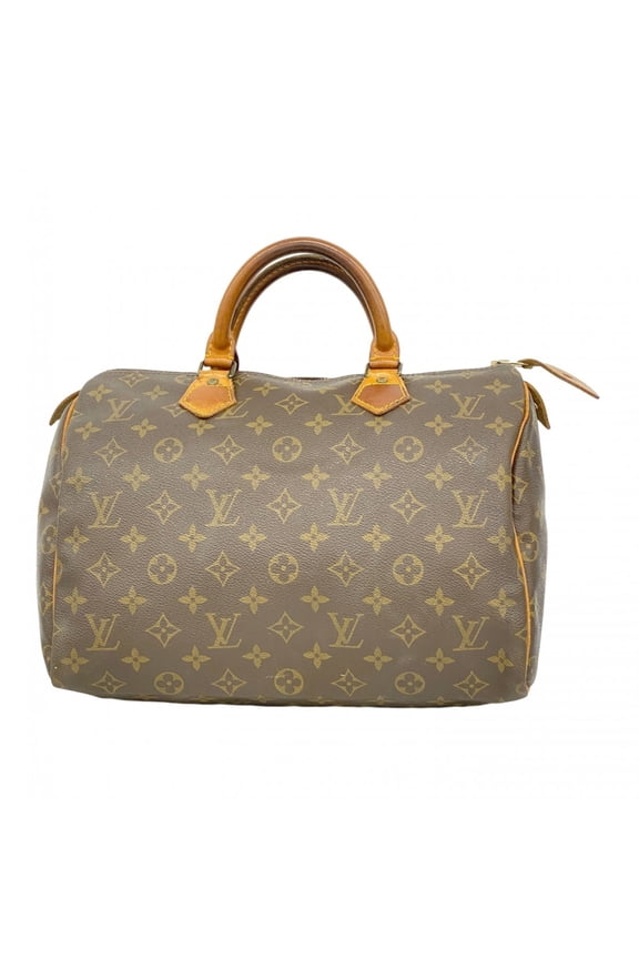 Pre-Owned Louis Vuitton Monogram Speedy 30 Handbag M41108 Brown Women's (Good)