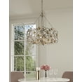 thumbnail image 7 of Trend Lighting TP10002ASL Vitozzi 4-Light Antique Silver Leaf Chandelier, 7 of 7
