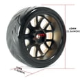 thumbnail image 4 of 4pcs RC Car Tires 12mm HSP 1/10 TT02 On-Road Racing Rally negro perfke rc ruedas y neumáticos, 4 of 6
