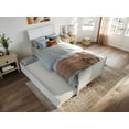 thumbnail image 4 of Portland Twin Extra Long Bed with Matching Footboard and Twin Extra Long Trundle in White, 4 of 14