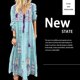 thumbnail image 4 of Vestido largo con estampado floral bohemio Cuello en V Cordón con cordones Ropa de manga larga Monstrate AP000133-40B, 4 of 6