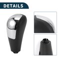 thumbnail image 4 of Unique Bargains Gear Shifter Knob Automatic Stick Shifter Knob for Ford Focus MK2 2005-2012 Plastic Faux Leather, 4 of 6