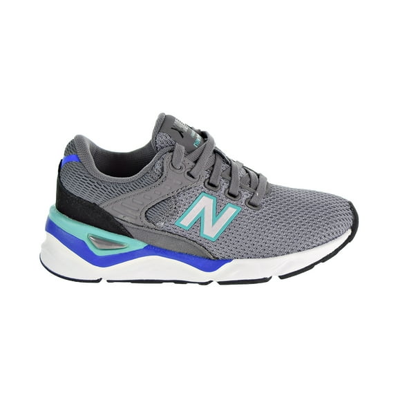 New Balance X-90 Little Kids' Shoes Grey/Green/Blue kjx90-grp