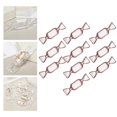 thumbnail image 4 of relayinert Mini Organisateur de Colliers en Forme de Bonbon Rangement de Colliers Rose 10 Pcs 1Set, 4 of 6