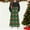 Green A, variant on Little Toddler Girl Red Christmas Dress Cotton Long Sleeve Party Outfit Green 7-8 Years