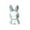 Gray, variant on Fnyoxu Bunny Plush Keychain Toys For Kids, Stuffed Rabbit Plushie Backpack Purse Pendant Dolls Gift For Children