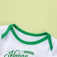 thumbnail image 5 of Youmylove Infant Baby Girl My 1St St. Patrick's Day Outfit Short Sleeve Bodysuit + Green Tutu Dress Bow Headband 3Pcs Clothes 3-6 Months, 5 of 5