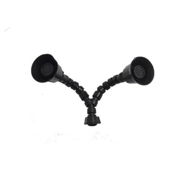 JGJJUGN 360 Degree Rotating Spray Nozzle, Curved Irrigation Sprayer, Adjustable Garden Watering Mist Nozzle for Lawns, Flowers, and Plants - Easy Installation