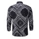 thumbnail image 1 of Camisas Hombre Camiseta de primavera y verano para hombre, camiseta hawaiana de manga larga con estampado Floral, camiseta informal de playa con botones para trabajo y oficina (Black, 4XL), 1 of 5