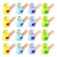 thumbnail image 1 of 15 silbatos de madera con forma de pájaro de dibujos animados para niños (color aleatorio), 1 of 7
