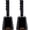 Black 2pack, variant on 10 Inch Cow Bells Noise Makers Cowbells for Sporting Event Cheering Bell for Football Games Large Steel Cowbell with Handle Solid School Bells Call Bell (2-Pack Black)