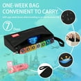 thumbnail image 5 of BEFUNZL Monthly Pill Organizer 4 Times a Day, Medicine Organizer Box with Portable Hard Shell and Pill Cutter, 31 Day Pill holder with Monthly and Weekly Sticker + Weekly Pill Bag 4 Times a Day, 5 of 9