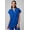 Royal Blue, variant on Women's Evolve 3-Pocket Scrub Top with an Oversized Fit - MotionTech, 4-Way Stretch, Wrinkle-Resist, Anti-Shrink (Sizes Vary)