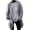 Gray, variant on jsaierl Long Cardigan Sweaters for Men Knit Open Front Loose Fit Sweater Outwear Long Sleeve Casual Solid Sweater Jacket with Pockets