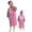 Pink, variant on Little Girls Raincoat Colorful Print Thickened Rain Wear For Kids Outdoor Play Rain Gear Suitable For Children Hiking Travel Coat Windproof Size 5-12T
