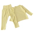 thumbnail image 1 of Odeerbi 2-12 Años Niños Niñas Modal Pijamas Manga Larga Pantalones Cintura Alta Conjunto Ropa de Dormir Niños Dos Piezas Conjunto Pijama, 1 of 5