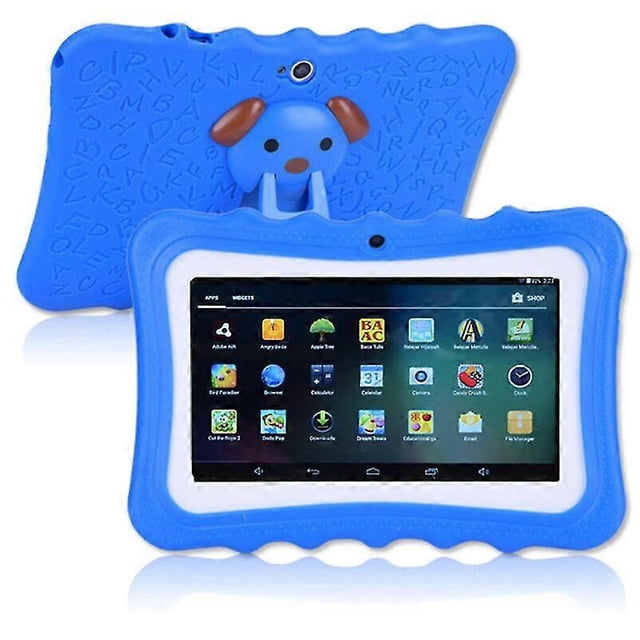 7" Kids Tablet Android Tablet Pc 8gb Rom 1024*600 Resolution Wifi Kids Tablet Pc, Blue