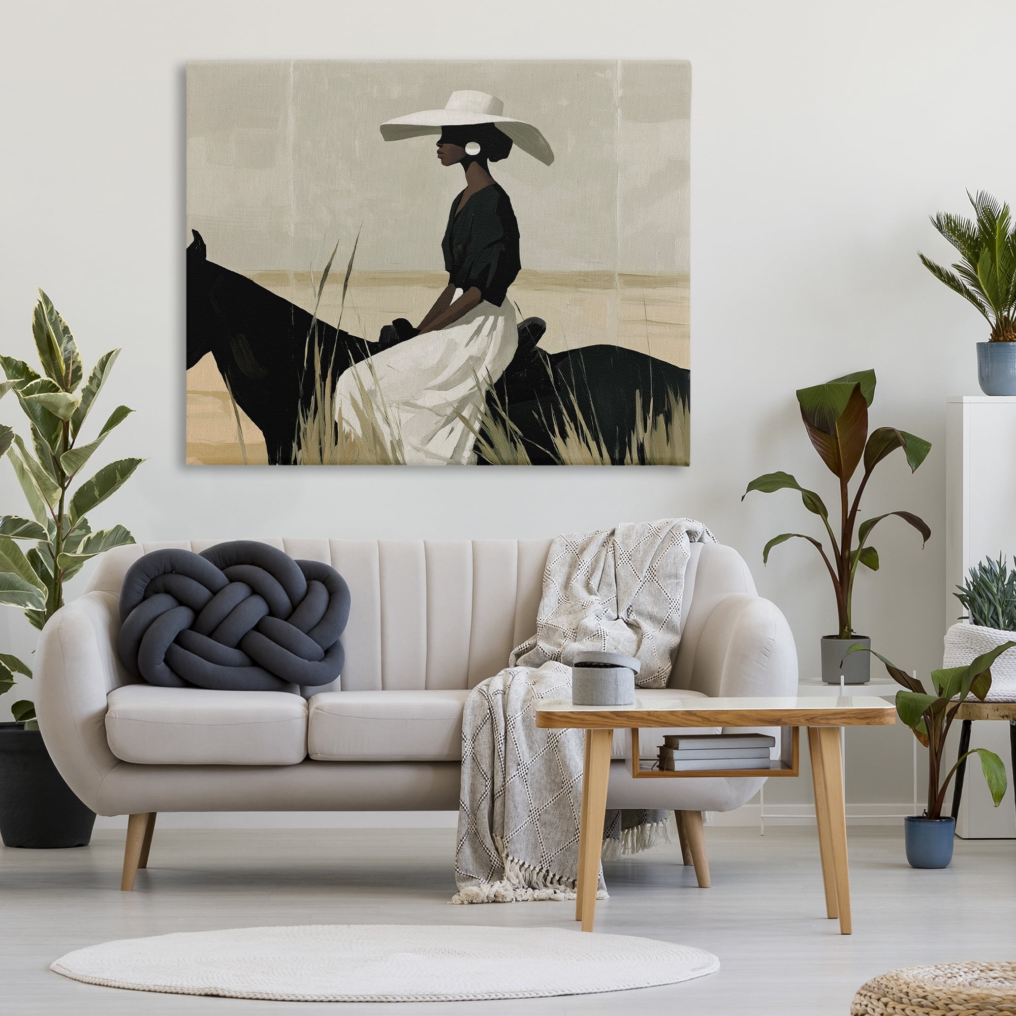 Stupell Industries Equestrian Elegance Silhouette Canvas Wall Art, design by Svetlana Aleynikova