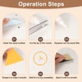 thumbnail image 3 of Uxcell Wood Repair Kit, 4 Pcs Touch Up Filler Wood with Scraper Sandpaper for Scratches Holes Crack Tables Desks Wooden Floors Repair Cover Ups, Yellow, 3 of 6