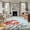 red, variant on 6'x9' Area Rugs, Blue Beach Coastal Indoor Outdoor Area Rug for Living Room Bedroom, Beach Coral Shell Nautical Lobster Washable Bathroom Rugs Kitchen Floor Carpet Mats Home Decor Aesthetic