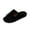 Black, variant on Fuzzy Home Slippers, Open Toe Plush Slides, Women's Open Toe Fuzzy Slippers Cozy Faux Fur Home Slide Sandals Winter Warm Plush Soft Padded Indoor Bedroom Flat Lounge Shoes, Black 5.5