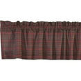 thumbnail image 3 of VHC Brands Tartan Red Plaid Valance, 3 of 3