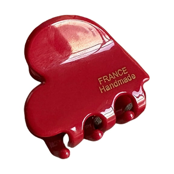 Unique Hair Claw Clip Large Nacreous Hair Claw Hair Adornment Elegant Heart Hair Claw Clip Hair Ornamentation