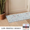 thumbnail image 3 of Math Equations Grid Formulas Pattern Door Rugs,Washable Non Slip Door Mats Indoor,Decorative Door Mats,Entry Mat Indoor for Entrance,Bedroom,Kitchen,Bathroom,16"x47", 3 of 6