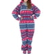 thumbnail image 5 of ICHUANYI Clearance Fashion Women Christmas Pajamas Snowman Print Jumpsuit Long-sleeved Tracksuit ICHUANYI "ICHUANYI", 5 of 7