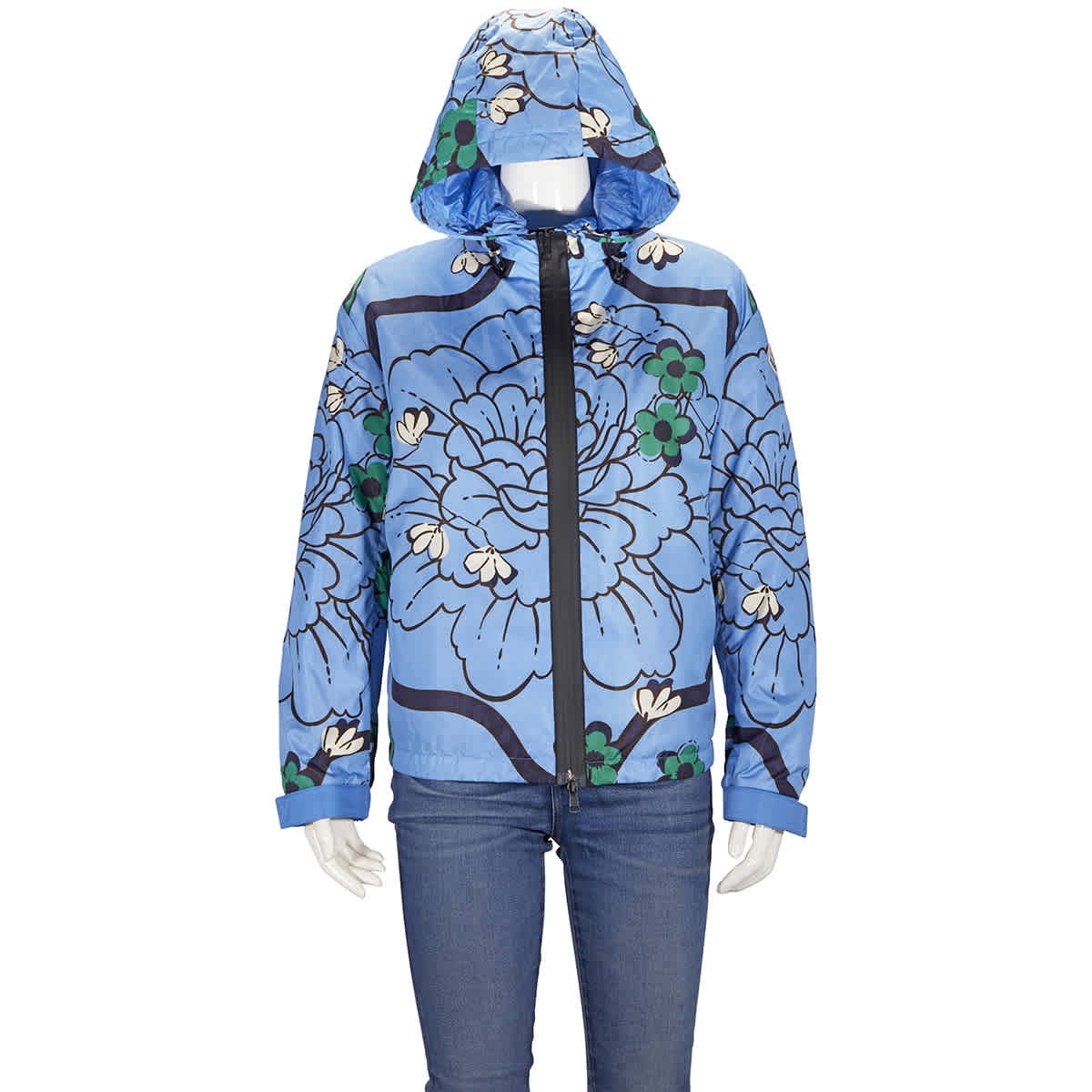 Moncler Lil Macro-floral Print Quilted 