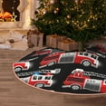 thumbnail image 5 of Rateoe Fire and Rescue Truck Pattern Christmas Tree Skirt with Ties , Christmas Tree Decorations, Farmhouse Christmas Decor Xmas Holiday Decorations-30", 5 of 6