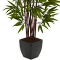 thumbnail image 3 of Nearly Natural 4' Bamboo Artificial Tree with Planter, Green, 3 of 4