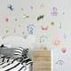 thumbnail image 2 of Adhesivos de pared con dibujos animados de animales marinos, tortuga, pulpo, caballito de mar, 2 of 4