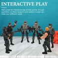 thumbnail image 3 of 6 Pcs Soldier Model Accessory Models Realistic Army Ranger Mini Soldiers Figures Dolls, 3 of 6