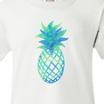thumbnail image 4 of Inktastic Blue and Green Pineapple Youth T-Shirt, 4 of 5